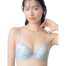 Wing/Wacoal Bra AAG Cup, Plump Natural Roundness for Bust Enhancement, Cup Inner Side Cotton Blend, Natural Up Bra, Underwire Bra, Small Size, Large Size, KB2060 Ladies