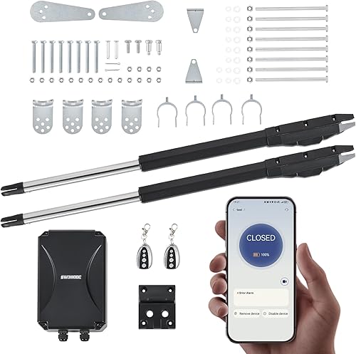Miniatura 10 de CO-Z Kit de Abridor Automático de Portón, Compatible con App, Abridor Inteligente de Portón de Una Hoja para Portones de hasta 660 lb 5.9 ft
