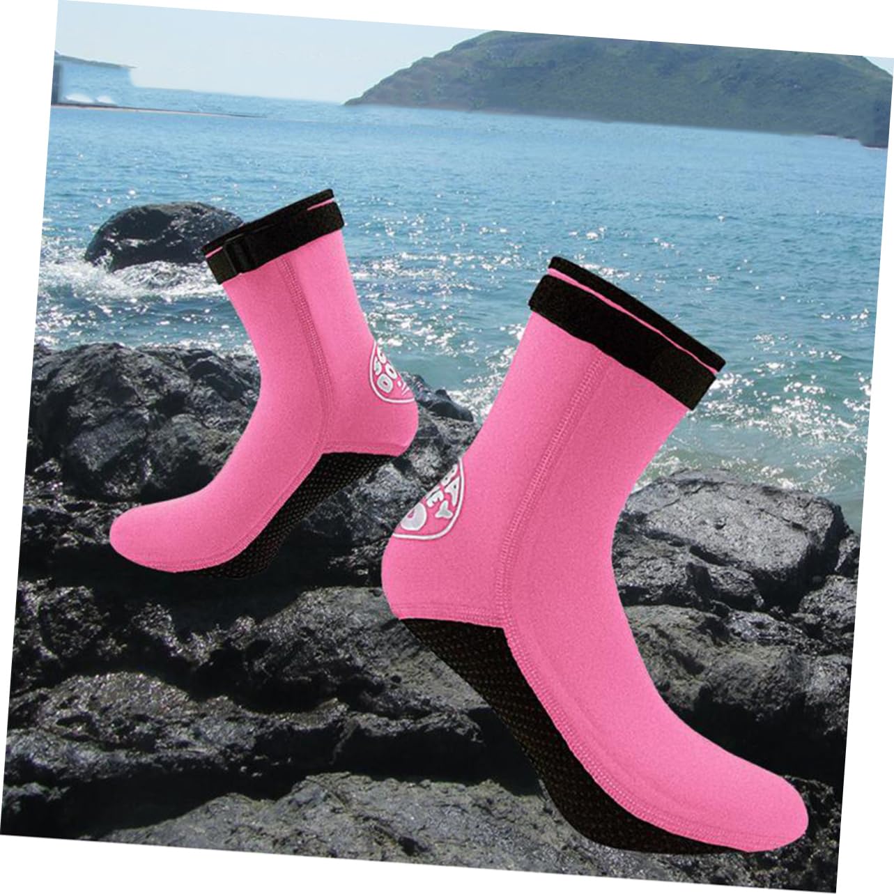 Kisangel Thick Ankle Snorkeling Socks Warm Diving Socks for Adults for Women Men Snorkeling Accessories