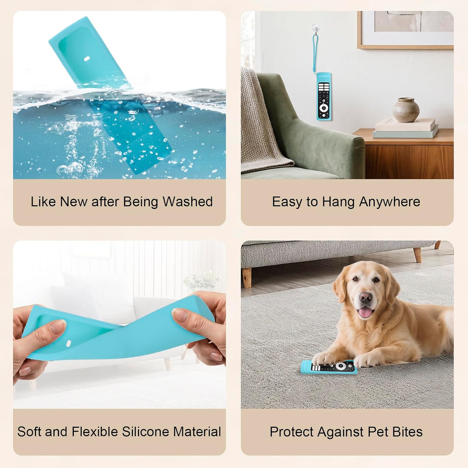 Luminous Blue Case for Hisense U7G U9G U8 Series 4K ULED TV Remote image 5