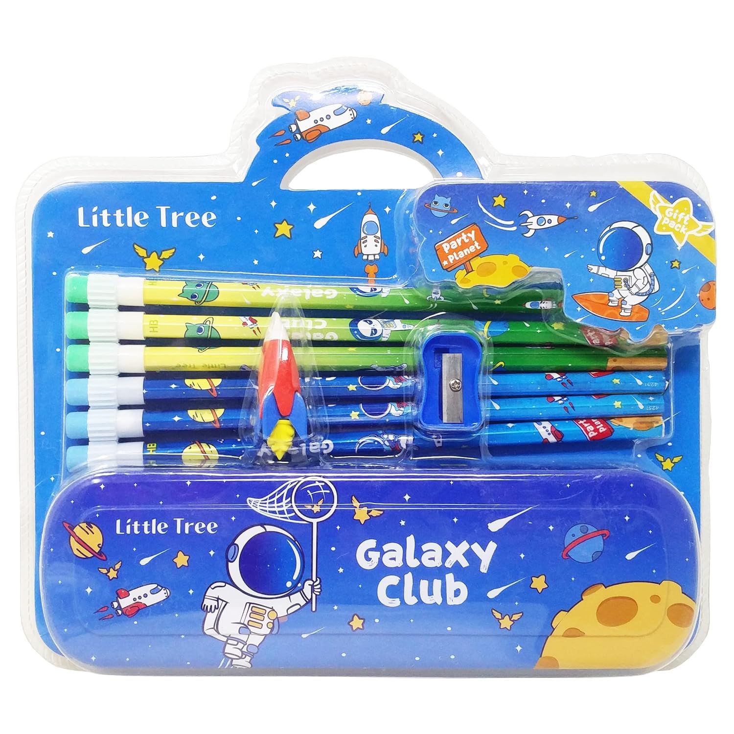 See full amazon price history chart for Kreative Kraft Stationery Giftset with 6 Pencils, 1 Metal Pencil Box, 1 Sharpener, 1 Rocket Eraser,Galaxy Themed Stationary Combo Sets (Blue) Kreative Kraft Stationery Giftset with 6 Pencils, 1 Metal Pencil Box, 1 Sharpener, 1 Rocket Eraser,Galaxy Themed Stationary Combo Sets (Blue) (B0CX27V9M4) Amazon Price History, Amazon Price Tracker