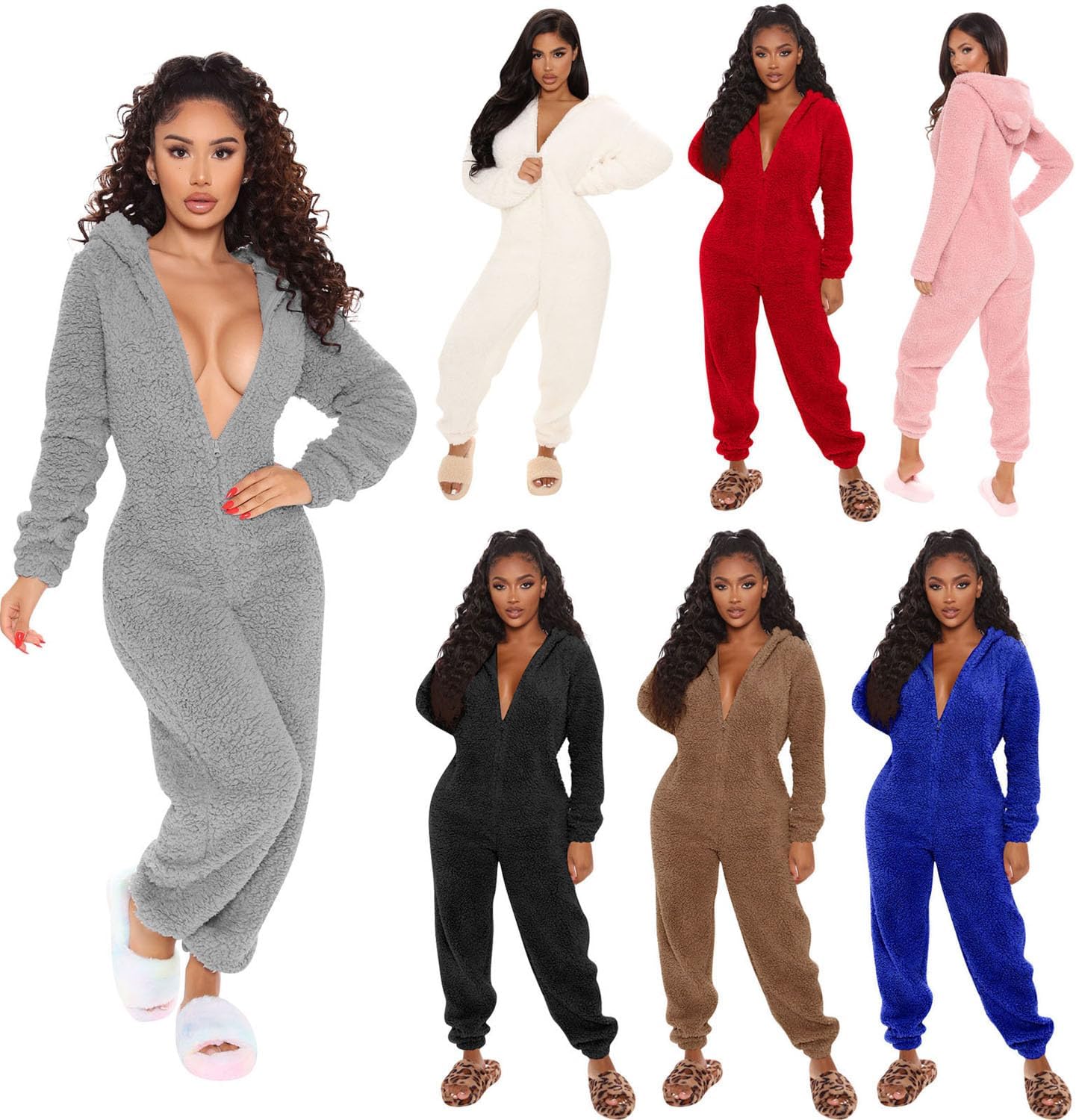 Générique Combinaison Pyjama Femme Homme Adulte Grenouillère