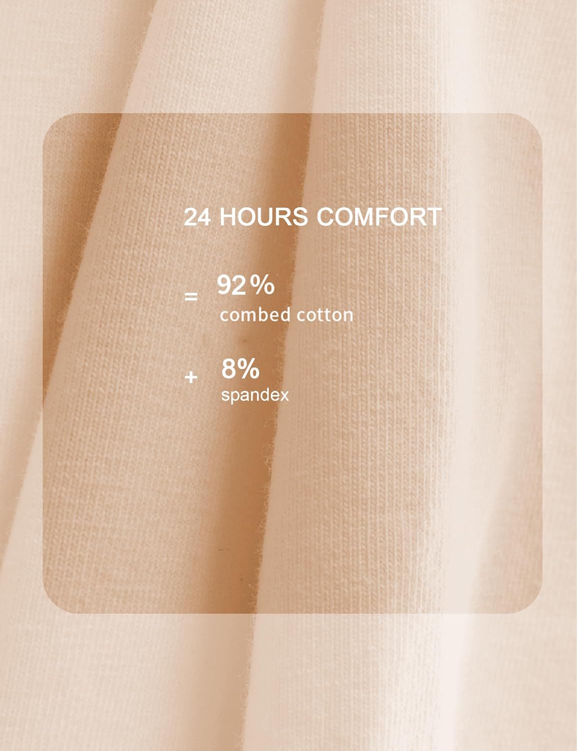 Soft Girls' Cotton Briefs for Teens - 8-Pack Comfortable, Breathable Underwear, Essential Everyday Panties (All Beige 12)