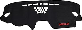 KaberTrade KaberTrade Car Dash Mat and Dash Mat - Keep Your Car Dash from Dust and Sunlight - Compatible with Mazda M3 - Black - KaberTrade