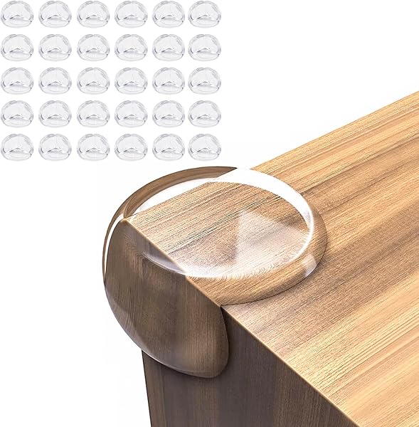 30 Pezzi Paraspigoli per Bambini, para Spigoli Bimbi Trasparenti Paraspigoli Muro para Angoli per Bambini Copri Spigoli per Mobili para Sicurezza Bambini Casa, per Tavolo Mobili - 1