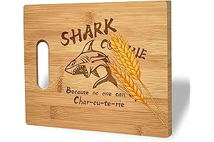 Paris Hilton Charcuterie Board™-inspired Shark Cooctie Bamboo Cutting Board