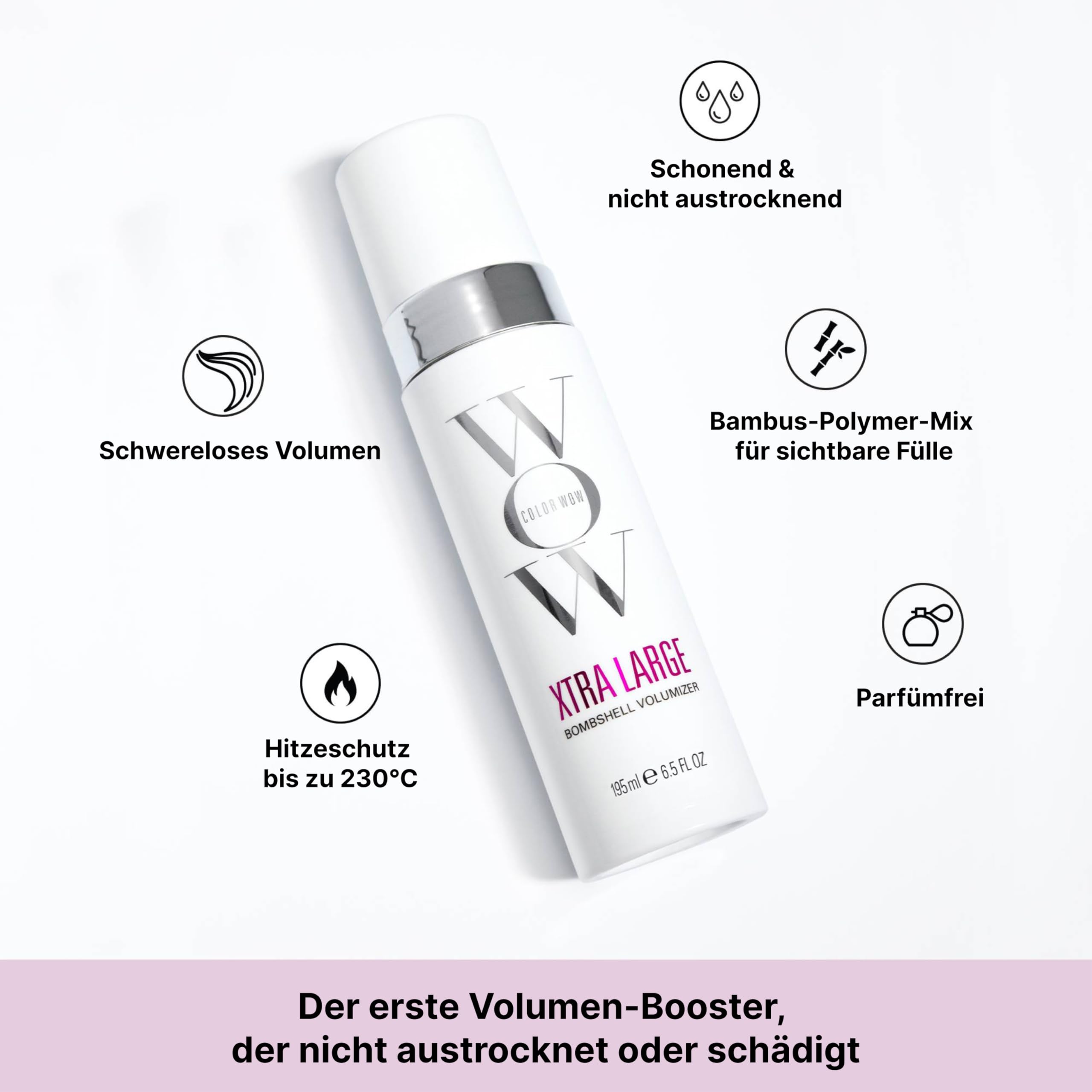 COLOR WOW Xtra Large Bombshell Volumizer - Neue alkoholfreie Technologie für dauerhaftes Volumen und Dicke