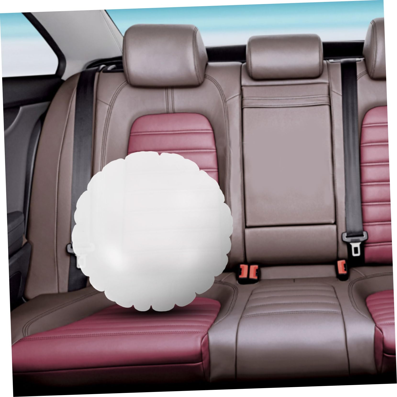 Amosfun 2 Pezzi Di Cuscino Da Viaggio Con Inserto Gonfiabile Per Campeggio Collo E Auto