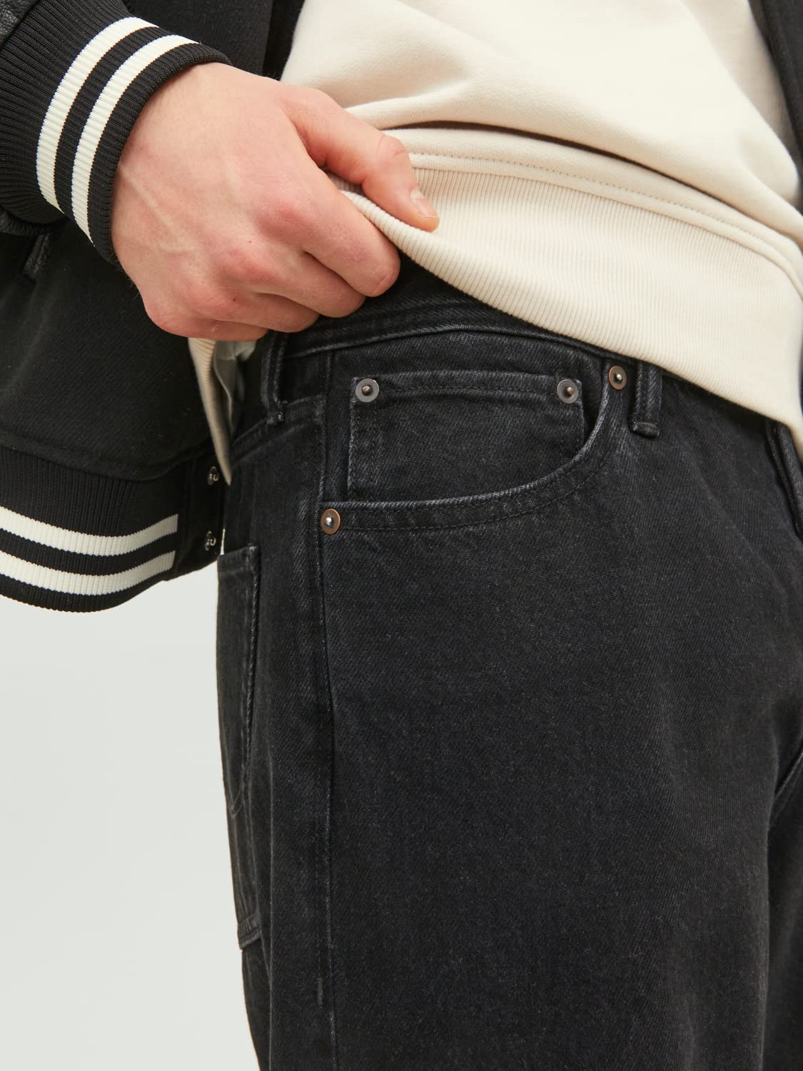 JACK & JONES Male Baggy Fit Jeans JJIALEX JJORIGINAL SBD 755 LN Baggy Fit Jeans