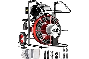 VEVOR Electric Drain Snake Machine For 31 m Drain Cleaning