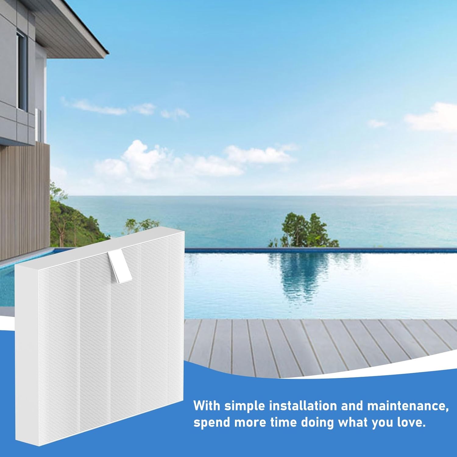 10-00814 Hot Tub Spa Flat Filters Compatible with Bullfrog M Series M6 M7 M8 M9, Swim Series S150 S180XD S200 and A Series A5 A6 A7 A8 A9 (2023 to Present), 6-Pack