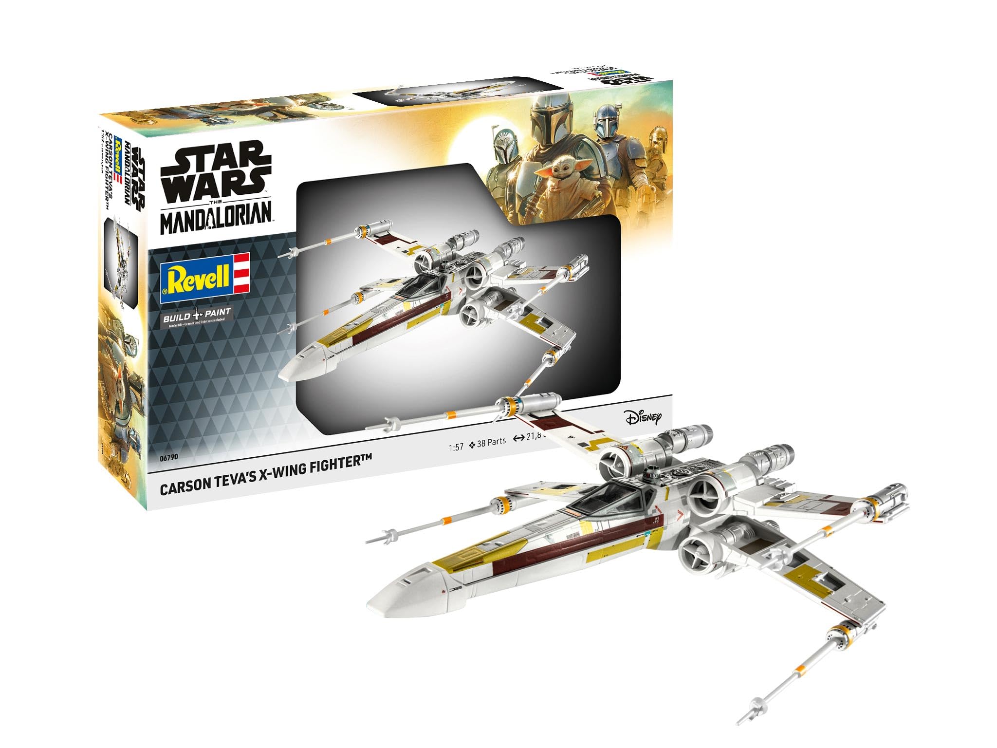 Amazon.com: Revell 06790 Carson Teva's X-Wing Fighter: The