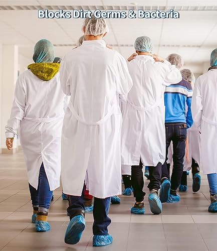 Miniatura 5 de Fundas desechables para zapatos, paquete de 200 (100 pares)  Botines reutilizables de CPE de alta calidad, impermeables, duraderos, para interiores