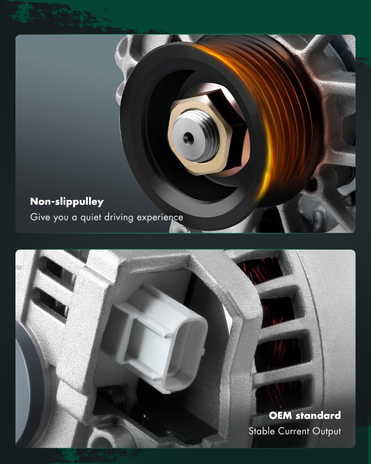 SCITOO Alternator Fit for Ford Escape for Mazda for Tribute 3.0L 01 02 03 04-12V 110Amp CW 6-Groove Pulley, Replace OE 8259 1L8U10300CD 1L8U10300CE 1L8U10300DD AJ03-18-300A AJ03-18-300B