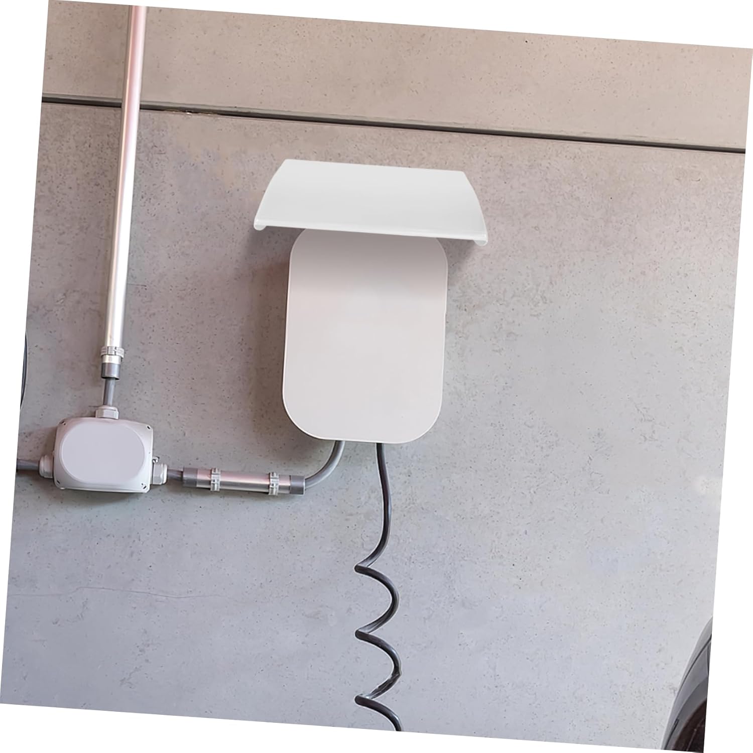 Uonlytech Weatherproof EV Charging Pile Cover for Outdoor Electric Vehicle Charger Station Rain Protection Dustproof UV Resistant Fits Home and Commercial Use