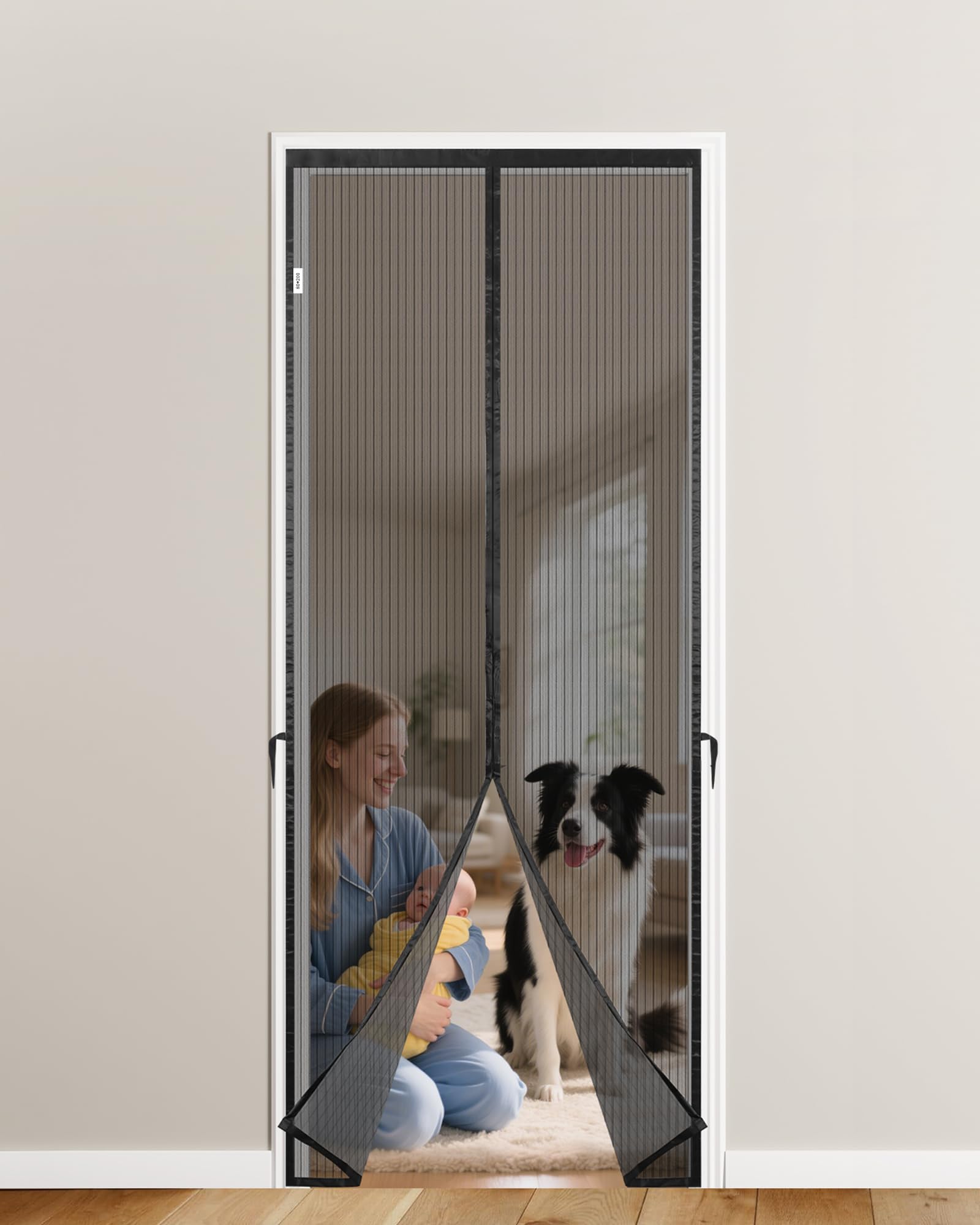 Moustiquaire pour porte-fenêtre 80x200 cm idéale pour aérer la chambre