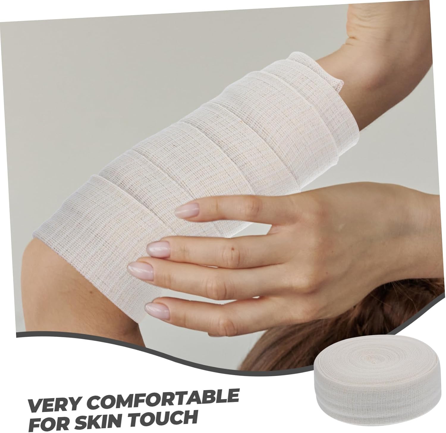 Cotton Tubular Stockinette Elastic Plaster Socks Leg Support Versatile Bandaging Breathable Netting