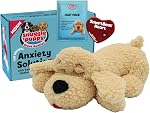 Snuggle Puppy Original Heartbeat Puppy Toy with Real-Feel Pulse & Heat Pack, Plush Dog Comfort Toy for Crate Training, First Nights & New Puppy Transition - Biscuit