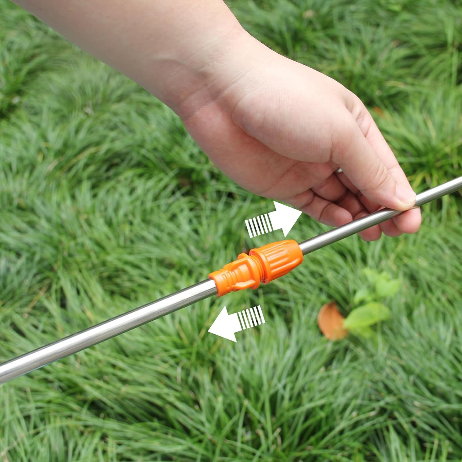 41-Inch Stainless Steel Telescopic Spray Wand with Trigger Handle – Replacement Wand for Backpack Sprayers, Fits Most Garden & Agricultural Sprayers, Pump Action Pressure Sprayer