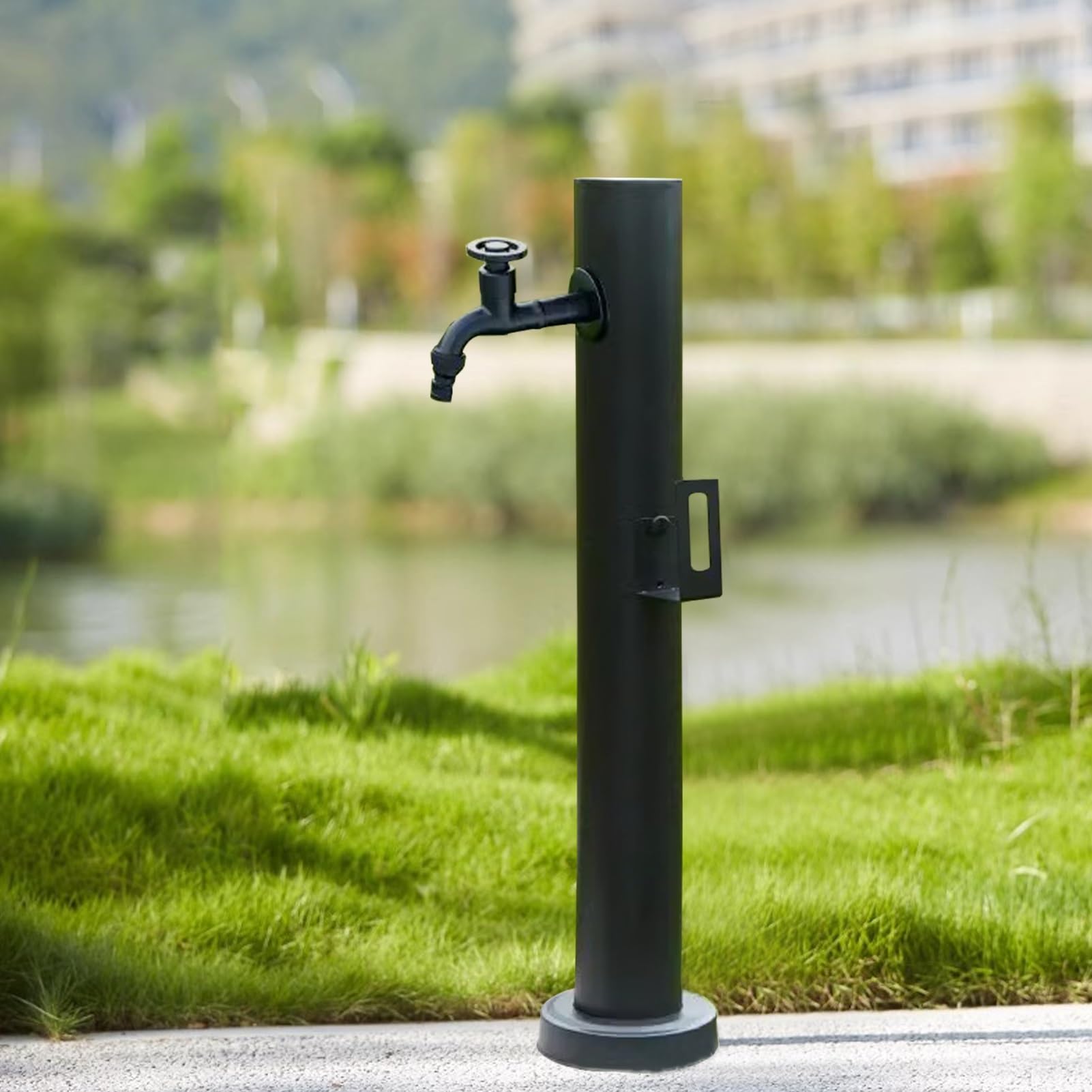 Water Butt tap, Outdoor Anti-Freeze Faucet Vertical, Freestanding Hose Stand(Height: 95cm/37.4in)