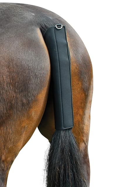 Hunters Saddlery - Protector para la cola de caballo (neopreno, antideslizante, transpirable, tamaño…