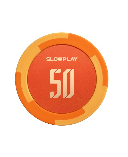 Fichas póker de Arcilla SLOWPLAY Godel, 14 g/40 mm, Pack 50