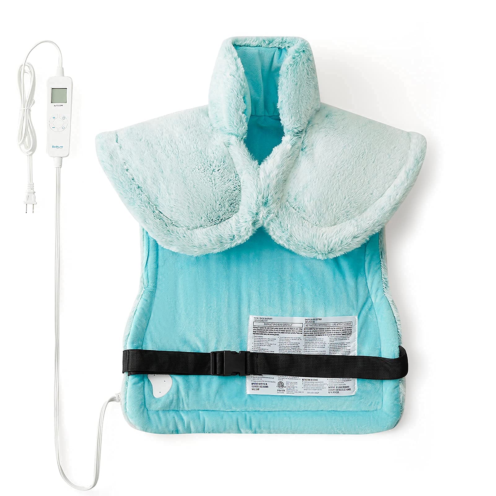 Bedsure Heating Pad for Back Pain - 6 Level Heating Pad for Neck and Shoulders, Electric Heating Pads with Auto Shut Off, ...