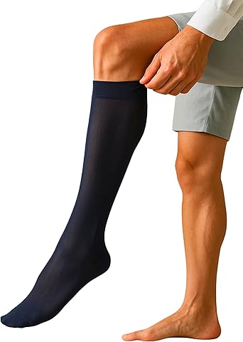 o-day Calcetines largos de hilo de Escocia para hombre, paquete de 2 unidades, elegantes y transpirables, calcetines de hilo de Escocia, para hombre, fabricados en Italia