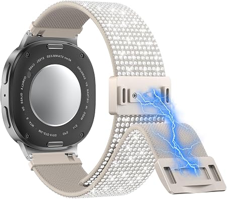 LETOID Stretchy Bands for Samsung Galaxy Watch Band Women Solo Loop | Skin-Friendly Elastic Adjustable Nylon Replacement Strap Fits 8 7 6 5 4 3 FE Active Pro Classic 47 46 45 44 43 42 41 40mm