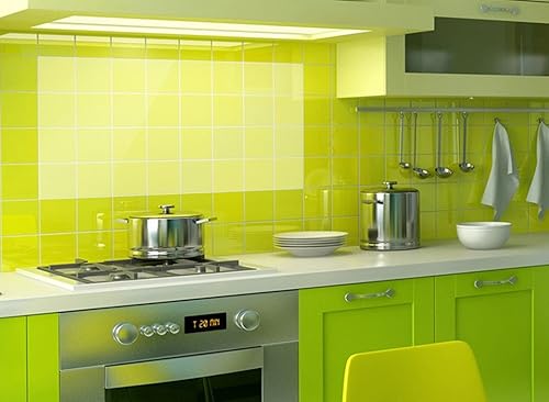 Miniatura 3 de Emoyi Adhesivos de papel tapiz para cocina, impermeable, a prueba de aceite, resistente a altas temperaturas, PVC transparente, 17.5 pulgadas x 27.5