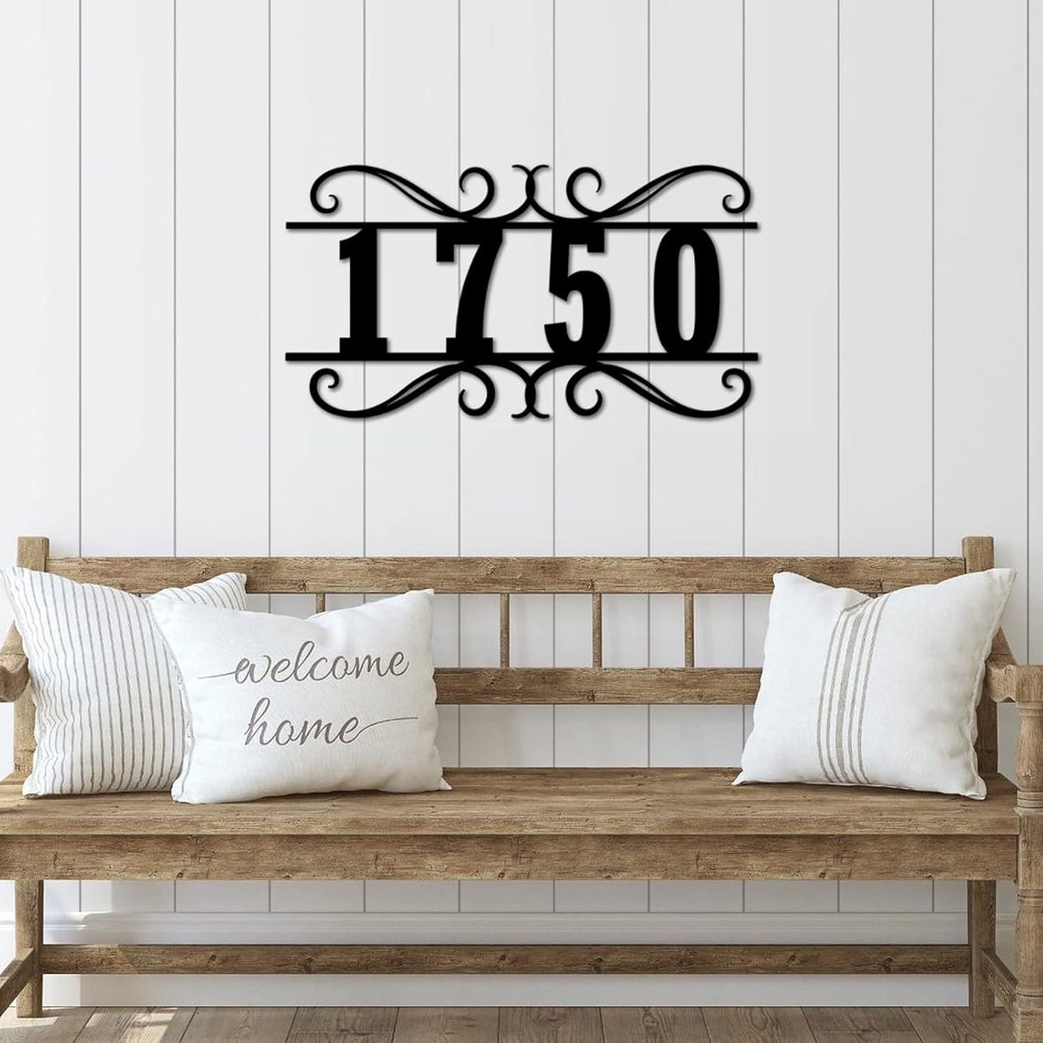 Metal Sign Personalized Laser Cut Sign Custom Address Numbers Sign Wall Sculpture Metal Wall Art Craft Sign Steel Cut Sign Vintage Address Yard Sign for Front Door Outside Home Decor