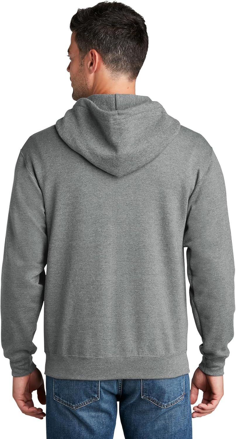 Port & Co Classic Fleece Full-Zip Hooded Sweatshirt-PC78ZH