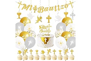 Mi Bautizo Baptism Christening First Communion Decoration Party Supplies
