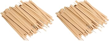 Gmark Disposable Wooden Stirrer individually wrapped in biodegradable kraft paper, Wood Coffee Stir Sticks 7.5 Inch for Tea Beverage, Craft Stick, 500 Pcs/Bag GM1010 500 Pack of 2