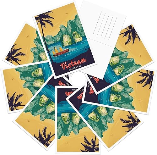 Miniatura 44 de gaeaverse Cartagena Colombia Postales de paisaje vintage 9 unids/set Ciudades del Mundo Tarjetas de felicitación para viajes de negocios