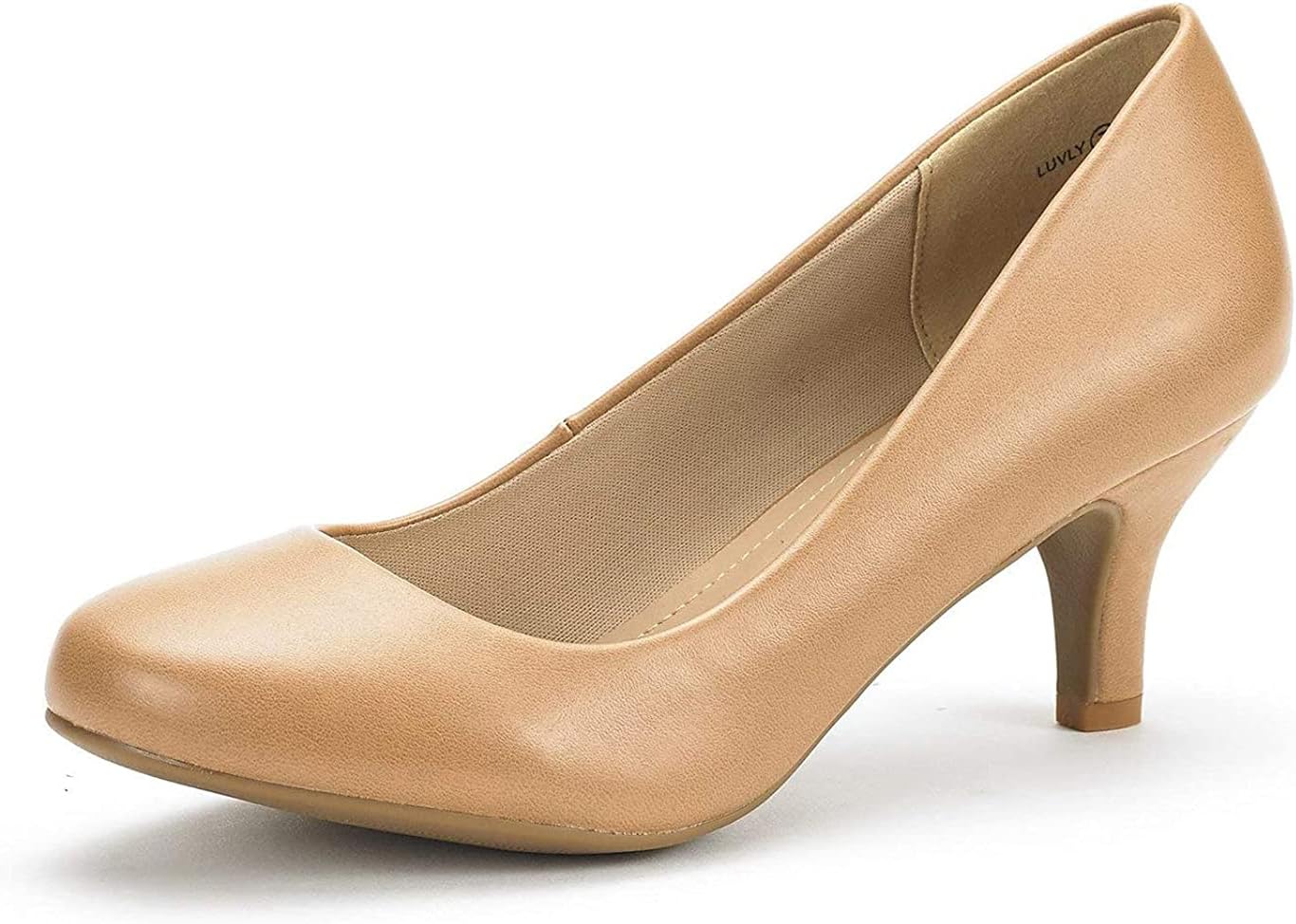 Women's Dress Comfortable Low Heel Pump Shoes