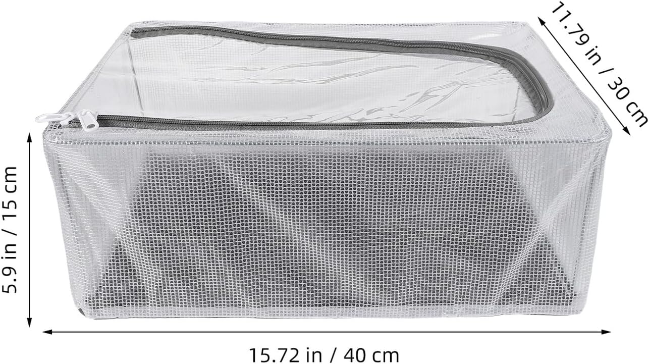 OSALADI Stackable Baseball Cap Organizer Box with Lid Medium Hat Storage Case for Home Travel and Closet Protective Lidded Design Keeps Caps Clean and Neat Convenient Access Hat Holder