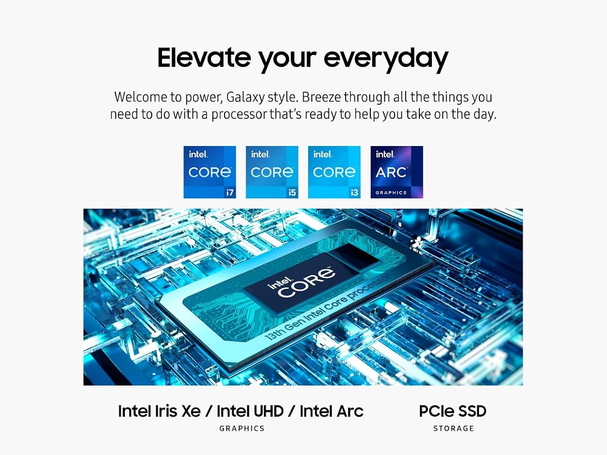 Samsung 15.6" Galaxy Book3 Business Laptop Computer/Windows 11 PRO/16GB - 256GB/ 13th Gen Intel® Core™ i5 Processor, 2023 Model, NP754XFG-KB3US, Silver