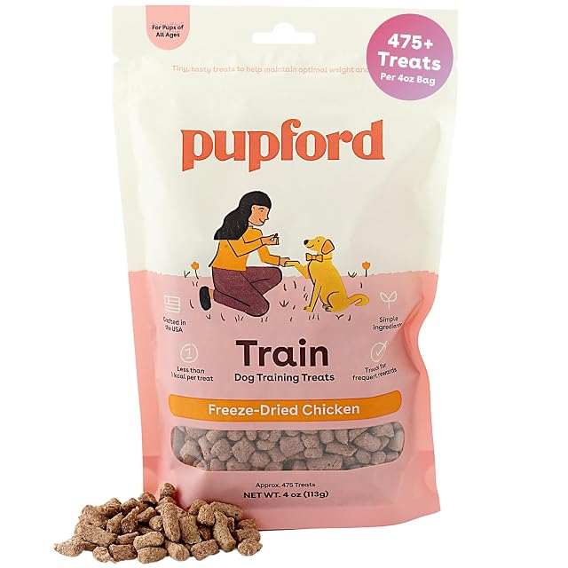 Pupford Golosinas De Entrenamiento Liofilizadas, 450 Golosinas por Bolsa
