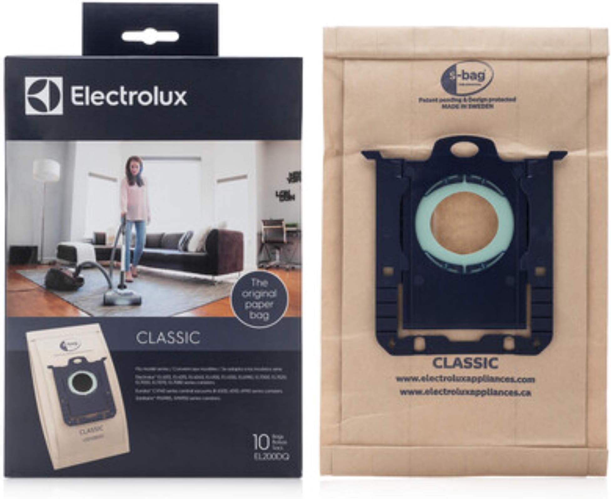 Electrolux EL200F SBag Classic Vacuum Bag, 5 Bags per Pack