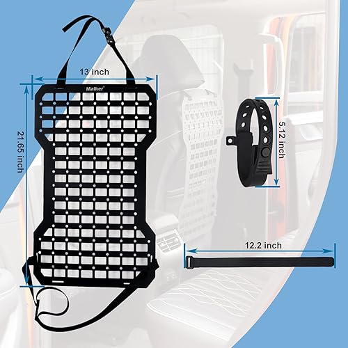 Miniatura 7 de MAIKER - Paneles tácticos rígidos Molle para vehículos, organizador de respaldo de asiento de automóvil, estante para rifle, plataforma de