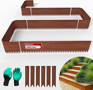 20ft. 6-Pack Cor-Ten Steel Landscape Edging - 40