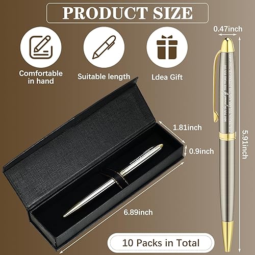 Miniatura 2 de 10 bolígrafos de regalo de graduación, bolígrafos inspiradores con cajas de regalo, bolígrafos de graduación 2024, regalos de agradecimiento para