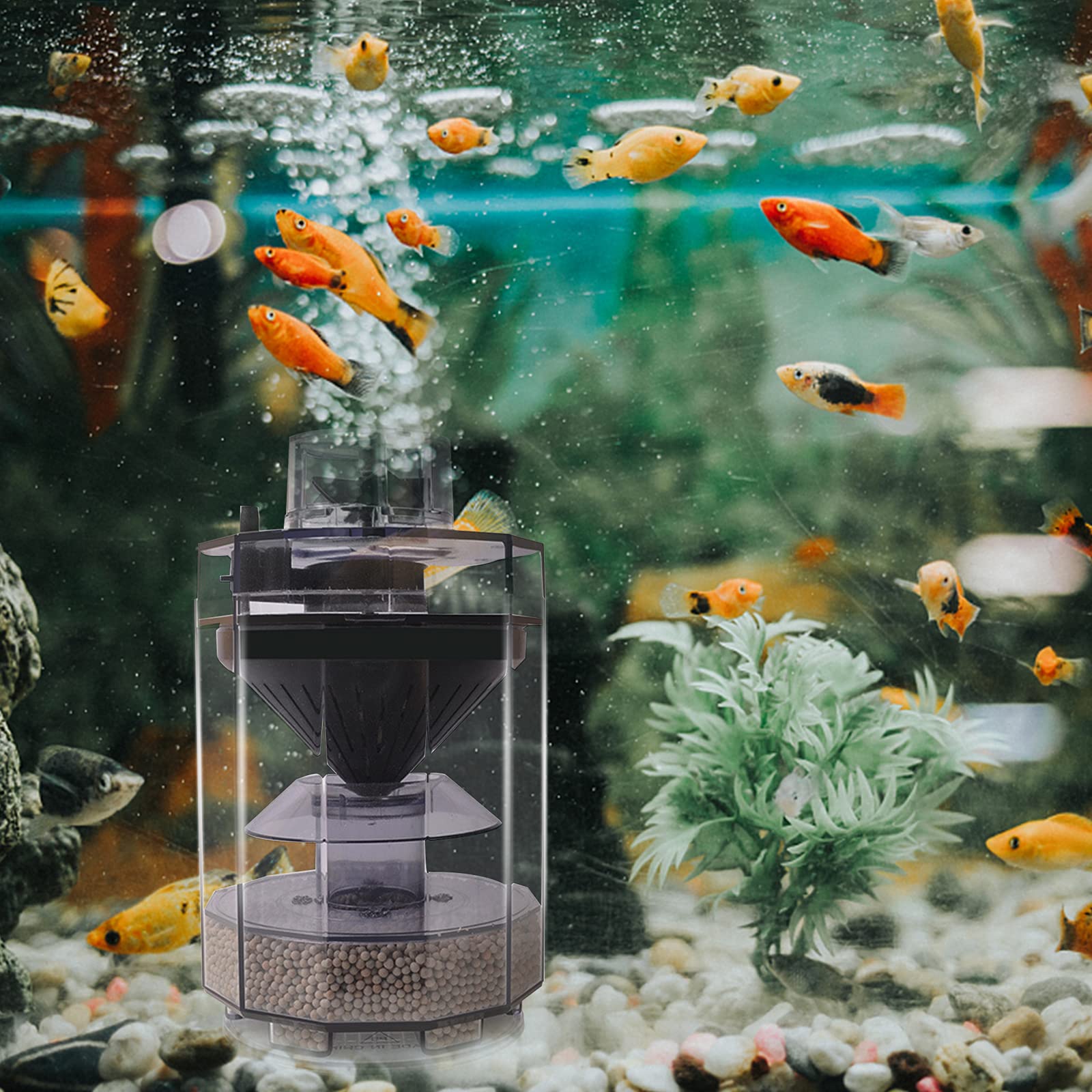 Amazon | 魚糞タイプ掃除機 魚の便吸引コレクター 水族館スポンジ