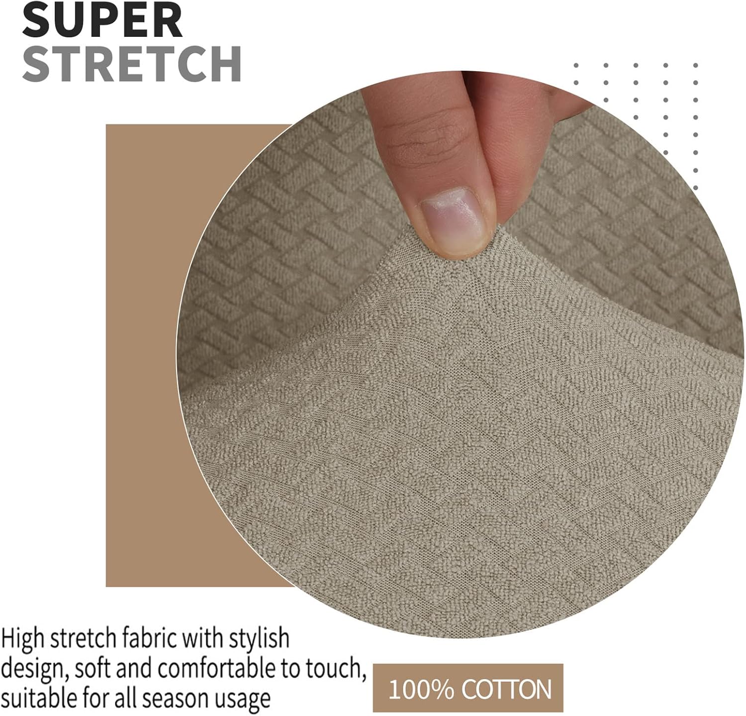 Recliner Sofa Slipcover Stretch - Furniture Protector Covers for 1 2 3 Seater Couch - Armchair Slipcover for Reclining Chairs
