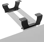 VIVO Brackets à double espaceur en acier pour le clavier sous bureau et le bac à slider de la souris, le montage de l'espaceur de voie en hauteur 3.2 pouces, des crochets seulement, MOUNT-SPACER01