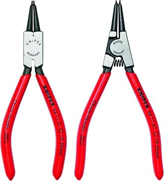 Knipex 9K 00 80 17 US Circlip Snap-Ring Pliers Set 2 Piece