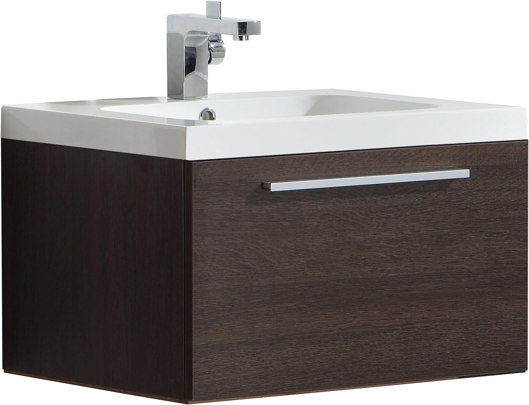 RELAX V60 A Relax Vanity with Synthetic Marble Sink, Alamo Oak