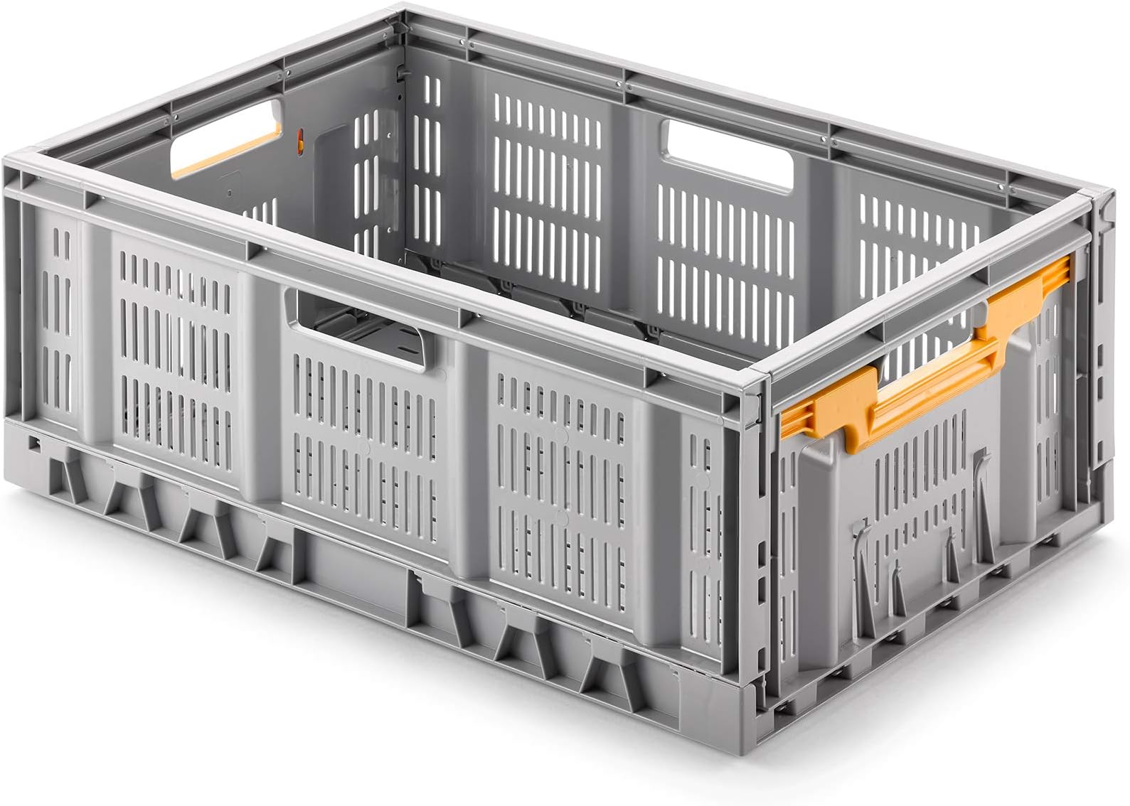 Stabile Profi-Klappbox Faltbox, 60x40 cm (lxbxh) Wände durchbrochen ...