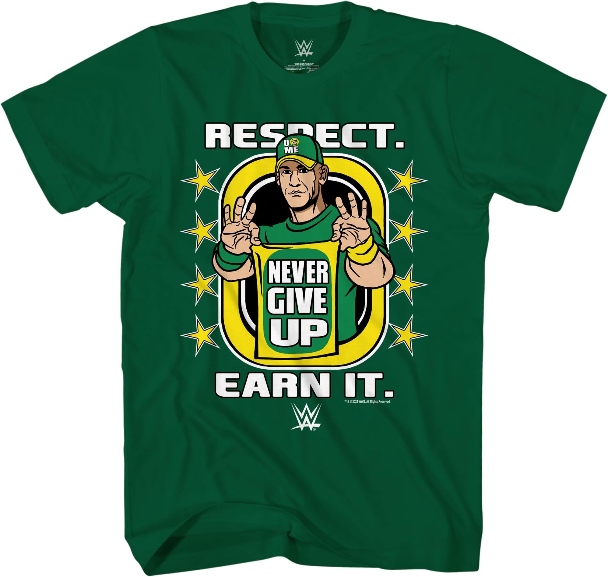 WWE John Cena Respect Never Give Up Adult T-Shirt